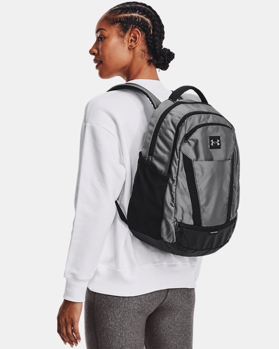 Women's UA Hustle Signature Backpack in Black image number 7